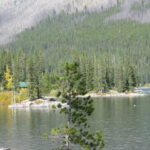 Fall Colors at Lake Minnewanka, Near Banff