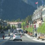 Main street – centre of Banff