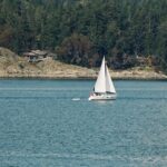 Summer sail boat scene – West Coast of British Columbia