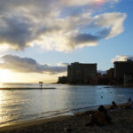 Sunset over Waikiki Beach – Honolulu