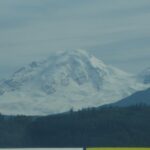 view of Mount Baker, Washington from the Fraser Valley