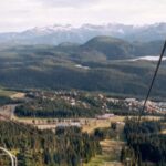 View from the top of ski jump at Mount Washington – Vancouver Island