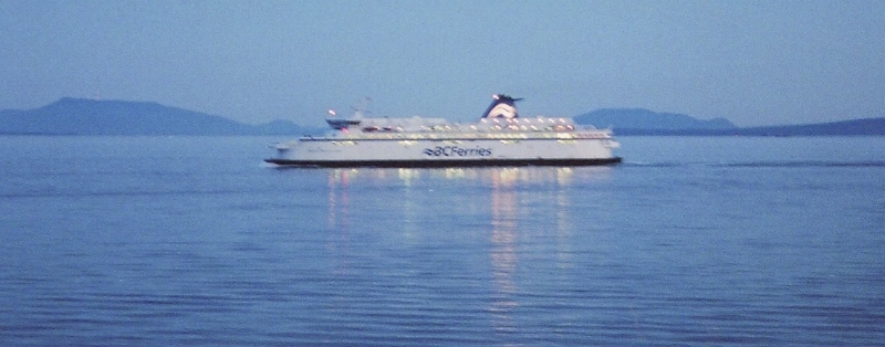 BC ferry - West coast scene